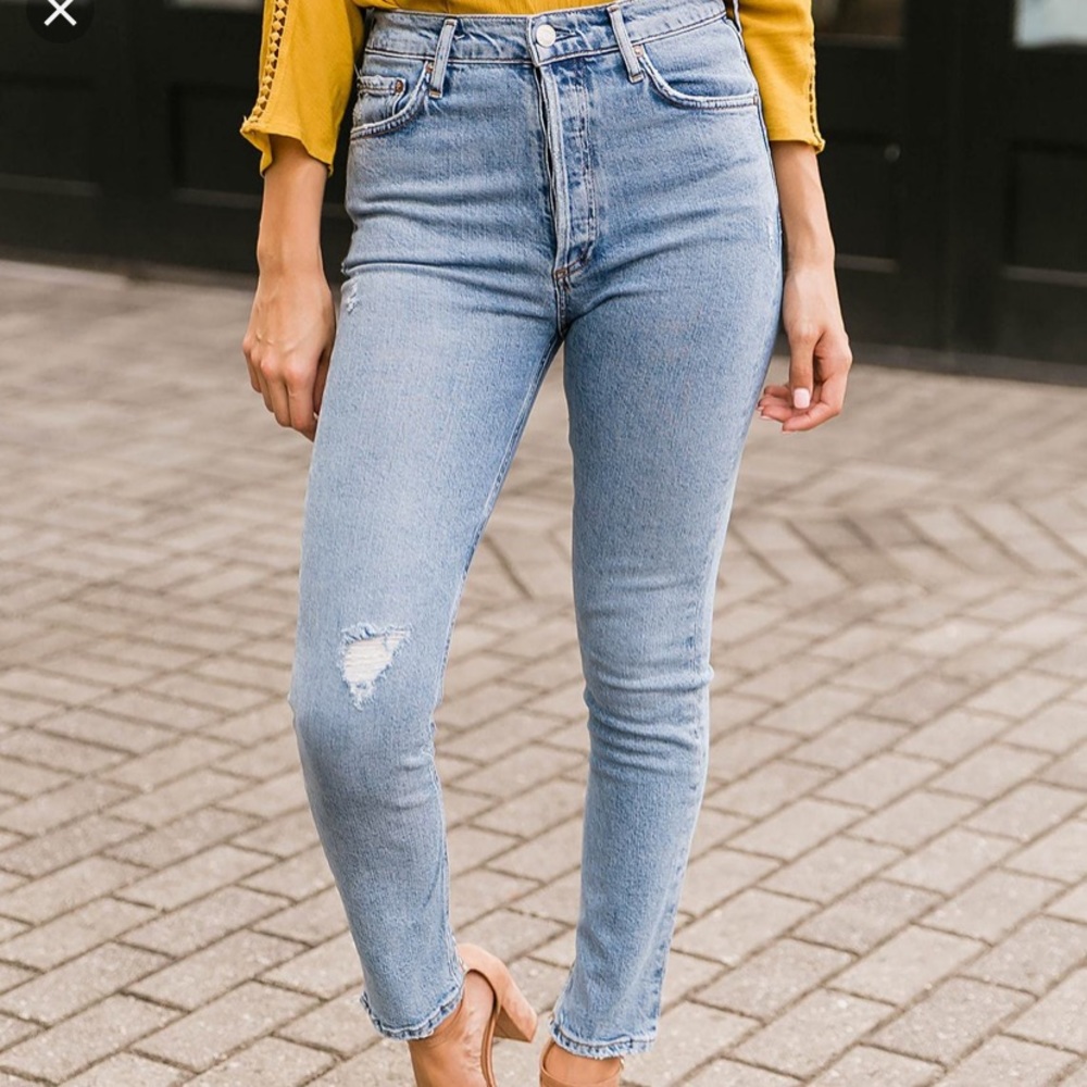 Agolde Nico High Rise Slim Jeans